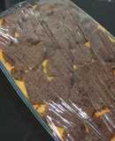 Postre bicapa con bizcochuelo