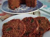 Budín sin azúcar añadido, de remolacha y frutas