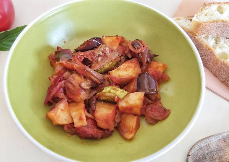 Recipe of Super Quick Homemade Caponata a modo mio