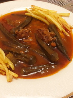 عکسی از دستور خورش بامیه خوشررنگ
