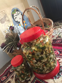 عکسی از دستور ترشی هفت بیجار