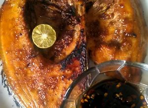 Foto resep Ikan baronang bakar sambel kecap