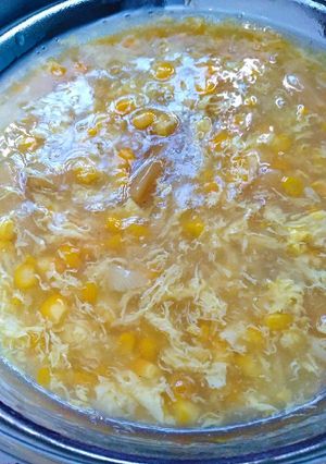 Foto resep Sup Asparagus Jagung Manis