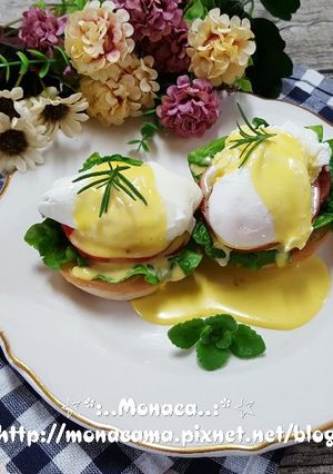 班尼迪克蛋 Eggs Benedict 的食譜成品照片