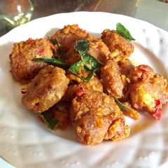 A picture of Udang Saos Telur Asin.