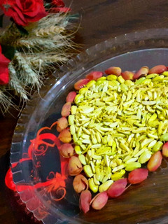 عکسی از دستور قلب پسته ای من ❤💚❤ Pistachio slices