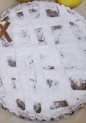 Foto di Crostata con confettura di mele e cannella