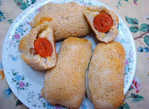 Una foto de CHORIPÁN CON SEMILLAS DE SÉSAMO. JON STYLE