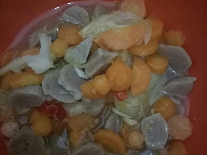 Cara Mudah Membikin Resep Tumis wortel, kol dan pentol yang Lezat Sekali Anti Ribet, Lezat Sekali