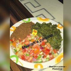 A picture of Kwadon Zogale (Moringa Salad).