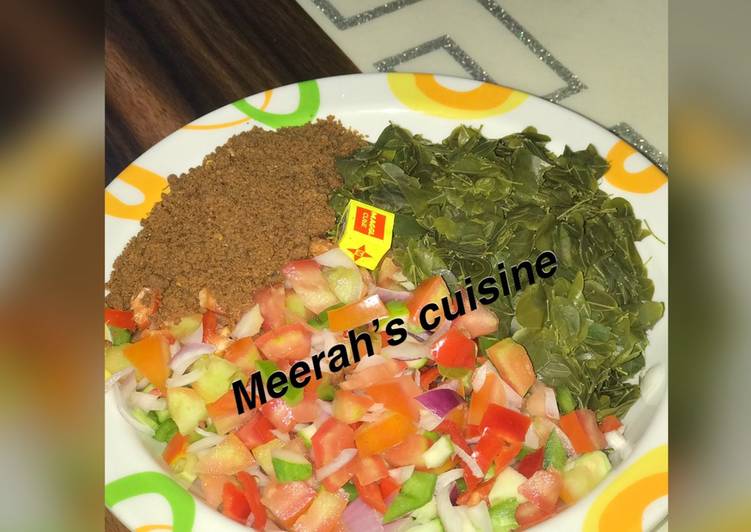 Steps to Prepare Any-night-of-the-week Kwadon Zogale (Moringa Salad)