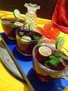 একোয়া দে জমাইকা লেমোনেড (Aqua de Jamaica lemonade recipe in bengali রেসিপির প্রধান ছবি