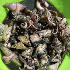 รูปของ Oseng cumi kuah hitam
