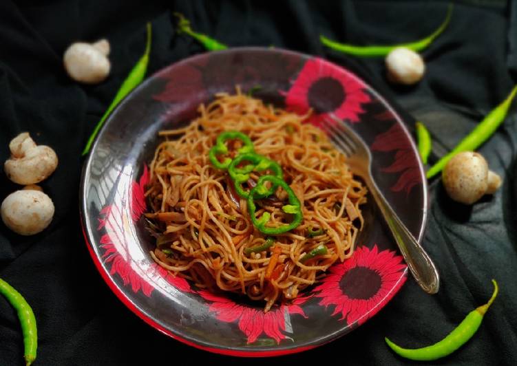 Recipe of Super Quick Homemade Hakka noodles recipe