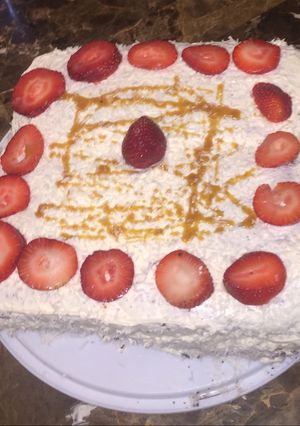 صورة لوصفة كيك 😋😍