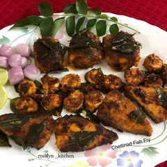 A picture of Chettinad Fish Fry.