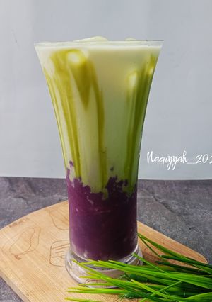 Foto resep Ice matcha ube