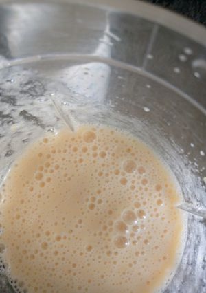 A picture of Banana smoothie.