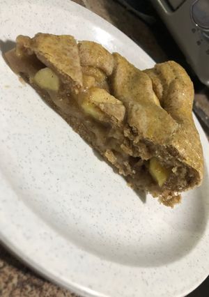 Una foto de Kuchen de manzana
