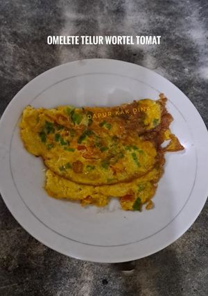 Foto resep Omelete Telur Wortel Tomat (147)