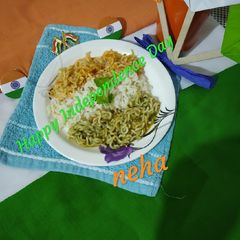 A picture of Tricolor Noodles.