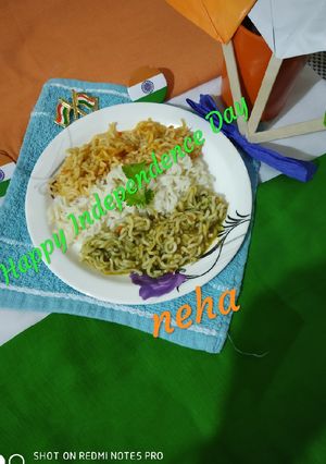 A picture of Tricolor Noodles.