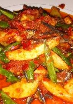 Foto resep sambal kentang buncis ala kerinci