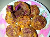 Bola ubi ungu isi coklat 🍫