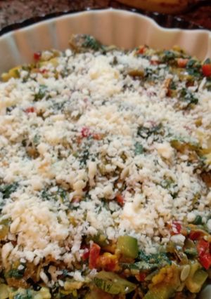 Una foto de Tarta de verduras varias