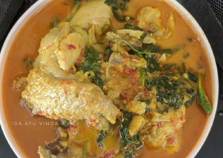 Ayam Masak Daun Bayam