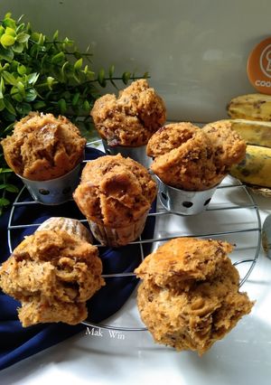 Foto resep Bolu kukus pisang merekah