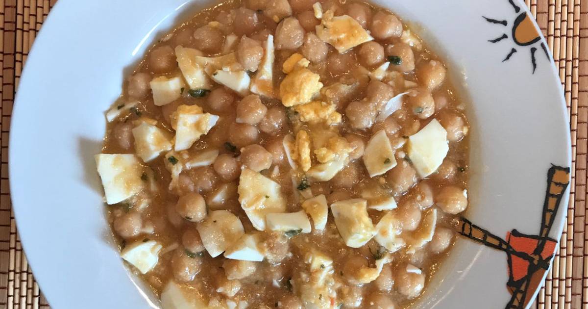 Garbanzos a la catalana Receta de Rosa Angel Cookpad