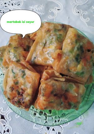 Foto resep Martabak isi sayuran🥗🌮