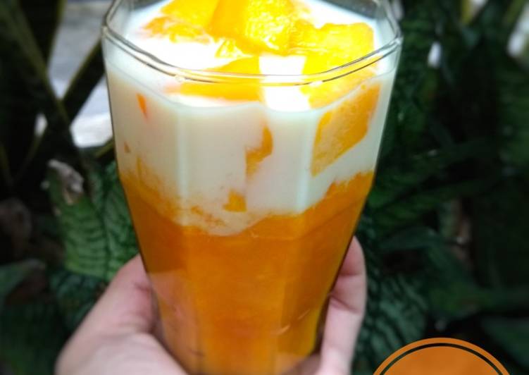 Resep Es Mangga Kocok, Bisa Manjain Lidah