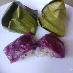 Mendut ubi ungu tepung tapioka-レシピのメイン写真
