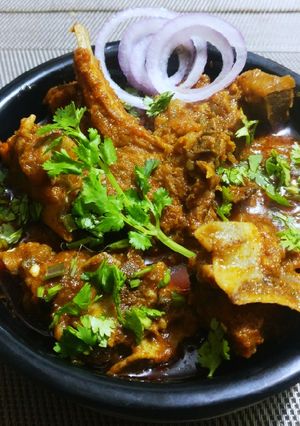 A picture of Desi mutton.