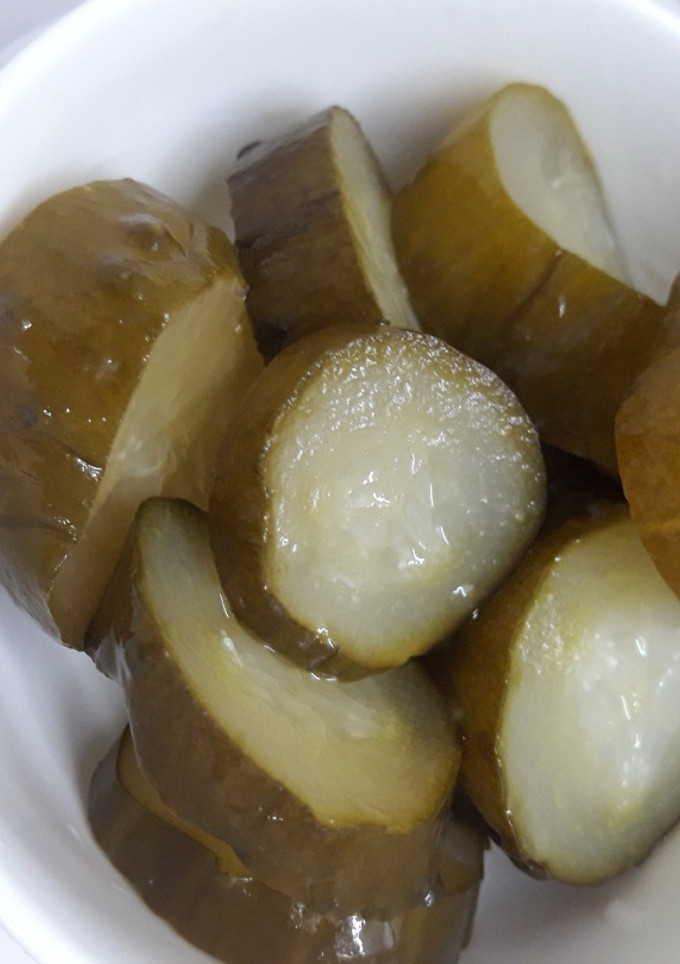 Una foto de Pepino en vinagre agridulce