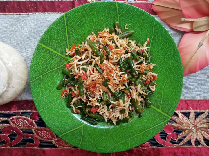 Standar Resep membuat Tumis Teri Nasi Kacang Panjang dijamin enak