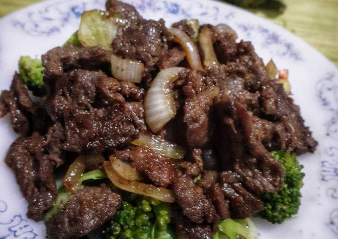 Brokoli beef teriyaki