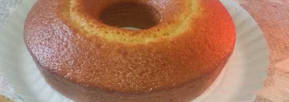 Mi torta matera recién salida del horno
