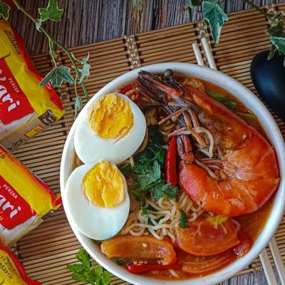 Resipi Maggi Kari Udang Oleh Leeina Qaliena Cookpad