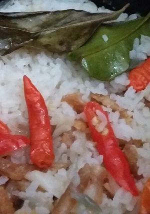 Foto resep Nasi Liwet Ebi rice cooker