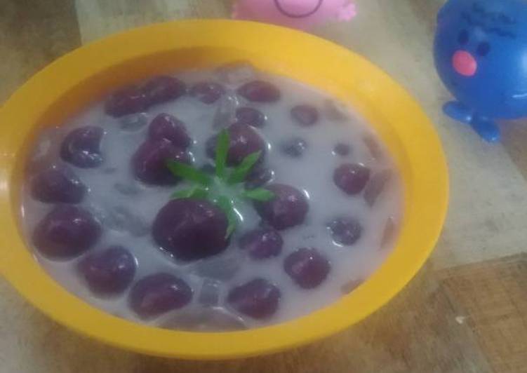 Kolak cendol ketela ungu