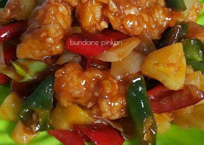 Langkah Mudah untuk Menyiapkan #17 Ayam asam manis, Menggugah Selera