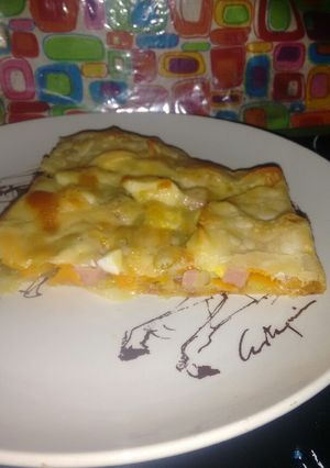 Una foto de Tarta de Jamón y Queso