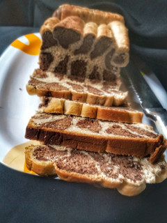 A picture of Leopard print bread.