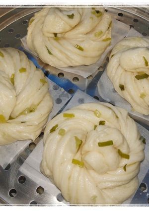 香蔥花捲 的食譜成品照片
