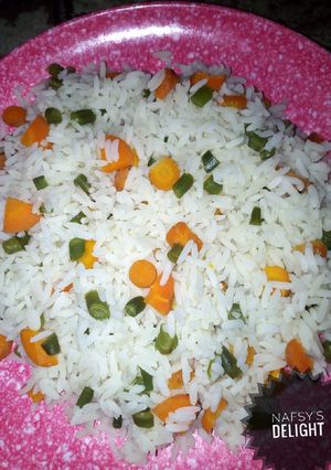 A picture of Vegetable rice.