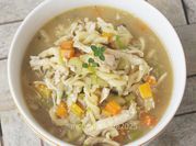 Gambar chicken noodle soup
