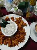 Piyaz, Aalu, Tamater mix pakoray 😋